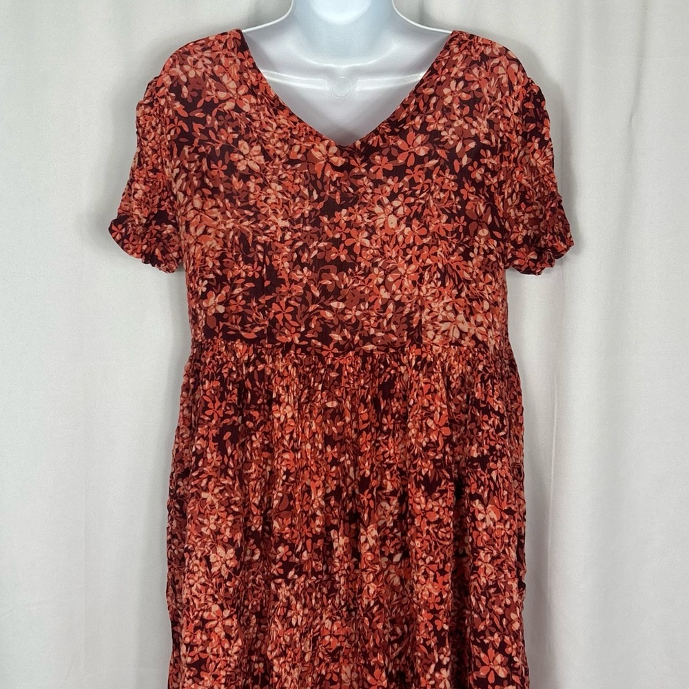 Woman Within short sleeve button front dress 14W - Picture 9 of 10